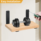 2 Pack - L 8" x H 6" x W1.5, 5mm Thick Black L Shelf Bracket, Iron Shelf Brackets, Metal Shelf Brackets, Floating Shelf, Shelf Supports with Screws - size: 8''x6'', style: Black 2 Pack