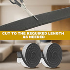 uxcell Weather Stripping Door Seal, 1" x 1/8" x 6.5 Ft Adhesive Foam Tape Seal Soundproof Insulation Strips for Door Frame Window Gaps (1 Roll, 6.5 Feet) - size: 1" x 1/8" (6.5 Ft)