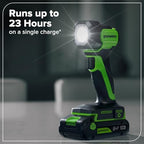 GREENWORKS 24V (8-TOOL) Combo (Drill, Impact Driver, Circular Saw, Reciprocating Saw, Jigsaw, Multi-Tool, Sander, Flashlight), 4.0Ah + (2) 2.0Ah (Power Bank) Batteries, (2) Cables, 65W Rapid Charger - size: 8PCS Combo Kits