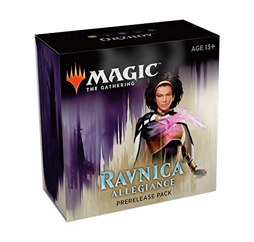 Magic The Gathering: Ravnica Allegiance Prerelease Pack Orzhov (Pre-Pelease Promo + 6 Boosters + d20 Spindown Counter) Kit