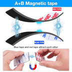 A B Paired Magnetic Tape (25ft x 0.5in x 2Pack), a b Magnet Strips a b, Flexible Magnets Match to Use for DIY Crafting - style: 1/2" x 25ft, 2 Rolls