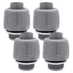 4Pcs NPT 1/2" Electrical Conduit Connector Fittings - size: 1/2 Inch