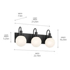 Open Box - Kichler 55151BK - Bathroom Fixtures Indoor Lighting