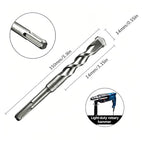 14mm x 150mm Masonry Drill Bit, Carbide Tipped Rotary Hammer Bit