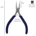 The Beadsmith Flat Nose Pliers, Economy Line - style: Flat Nose