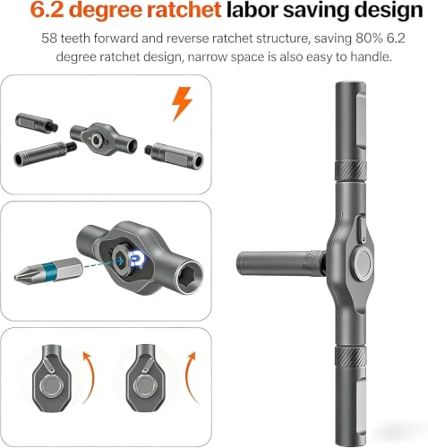 Asnish 24 in1 Magnetic Screwdriver Set Mini Precision Screwdriver Set - color: Black-gray, size: 24 In 1