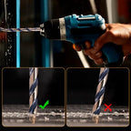 29Pcs Drill Bit Set, 135 Tip HSS with Black and Gold Finish, Metal Twist Jobber Drill Bit Kit for Hardened Metal, Steel, Plastic, Wood with Indexed Storage Case, 1/16" - 1/2" - style: HSS-29PCS
