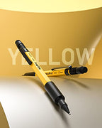 Nicpro 3 PCS 1.3 mm Mechanical Pencil Set with 48 Lead Refills, 3 Eraser - style: 3 Pack (Yellow)