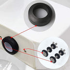 Universal Toilet Tank To Bowl Gasket,2 Kind Gasket and 2 Sets 5/16*3.15 inch Stainless Steel Heavy Duty Rustproof Bolt Hardware Kit,Fits Most 2-Inch and 3-Inch flush valve opening 2-Piece Toilet Tanks - style: 2Pcs Gasket with 2 Sets Stainless Steel Bolt