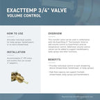 Moen T4692BG Voss Volume Control Valve Trim Kit, Valve Required, Brushed Gold - color: Brushed Gold