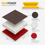 30 Pack Sanding Sponge Set 3x4 Inch 120 to 3000 Grit