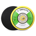 2Pcs 5in Hook and Loop Flexible Backing Pad, 5" Sanding Back Pad 5/16" 24 Thread for Air Orbital Sander and Pneumatic Polisher - style: 2Pcs 5inch