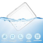 Jetec 6 Pieces Small Clear Plastic Storage Box, 5 x 4 x 1.3 Inch - size: 5 x 4 x 1.3 Inch