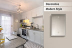 Henne Bery Soft Modern Decorative Wall Plate Switch Plate Outlet Cover (Single Blank 2PK, Satin Nickel) - style: Single Blank 2PK