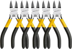 BOOSDEN Wire Cutter 5 inch Cutting Pliers Diagonal Cutter Snipper 5 Pack - size: 5"- 5 Pack