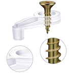 Blulu 50 Pack Glass Retainer Clips with Screws - color: Transparent With Gold Screw