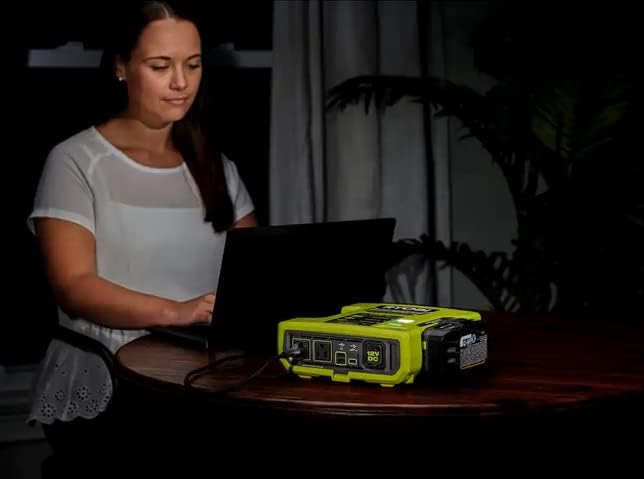 Open Box - RYOBI ONE+ 18V 1000-Watt Max 12-Volt Automotive Power Inverter