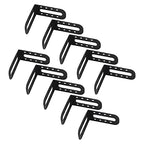 Professional Tile Leveling Spacer Kit, 90 Degree Angle, ABS Material, Black, 25 Pieces, for Floor and Wall Installation