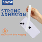 White Electrical Tape, UL Approved, 0.7in x 33ft, 9 Pack - color: White