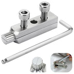 Broken Pipe Extractor Tool Adjustable Thread Nipple Remover Set forPlumbers
