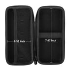 iMangoo Travel Essential Electronics Organizer Charger Case Carrying Pouch - color: FiberBlack, size: Large
