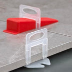 Tile Leveling System Clips- Tile Spacers Clips Tile Tools- Tile Installation Tools for Professional Ceramic Tile and Stone Installation. (2000 Clips 1/16") - size: 2000 Clips 1/16"