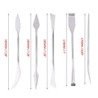 HEEPDD Stainless Steel Clay Sculpting Tools, 5 Piece Double Ended Set