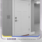ENERLITES Double Duplex Outlet Covers Wall Plate, 2-Gang, 1 Pack, Gray - color: Gray, size: Screw
