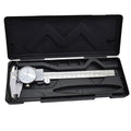 0-6 inch Dial Caliper Measuring Tool Imperial Stainless Steel 4-Way Dial Caliper 0.001" Shockproof with Plastic Case