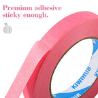 Pink Painters Tape,0.7" x 60 Yards x 3 Rolls (180 Yards Total) - color: Pink, size: 0.7", 60 yards