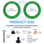 3 Inch Toilet Tank Gasket for Champion 4，2 Pack - color: 2 green sets