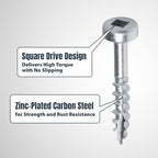 POWERTEC 72495 Twin Pocket Hole Jig Kit for Woodworking - Pocket Hole Screw Jig w/Drill Bit, Driver Bit, Hex Key, Stop Collar & 200 PK Pocket Hole Screws, Pan-Head, #2 Square Drive, 1" Coarse Thread - style: TwinPocket Hole Jig Kit w/ 1" Screws (200PK)