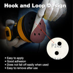 120 Pcs Sanding Discs, 5 Inch Sandpaper, 40, 60, 80, 120, 150, 240 Grits