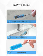 SARDVISA 66 Inch Drain Cleaning Brush, Flexible Long Pipe Cleanner Tool - size: Large clean brush