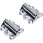Litepak Screen Door Hinge Professional Grade Hardware Self-Closing Easy Install (2 Pack, Zinc Plated) - color: Zinc Plated, size: 2 Pack