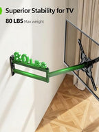 USX MOUNT Long Arm TV Wall Mount for Most 32-65 Inch TVs, 29 Inch Long Extension TV Mount Swivel and Tilt, Full Motion Corner Wall Mount Tv Bracket Fit Max VESA 400 x 400mm, Up to 80 lbs - size: 32-65 Inch