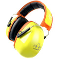 SAFEBUILDER Ear Protection Ear muffs Noise Reduction NRR 28dB Adjustable Hearing Protection for Working Mowing SK-06P - color: Green Cb Orange