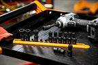 GEARWRENCH 12 Piece 1/4" Dr 6 Pt Universal Impact Metric Socket Set | 84905 - style: 12-piece kit