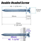 50Pc Drywall Bear Claw Screws for D-Rings/Wire/Keyholes Hang Picture - size: Blue Zinc
