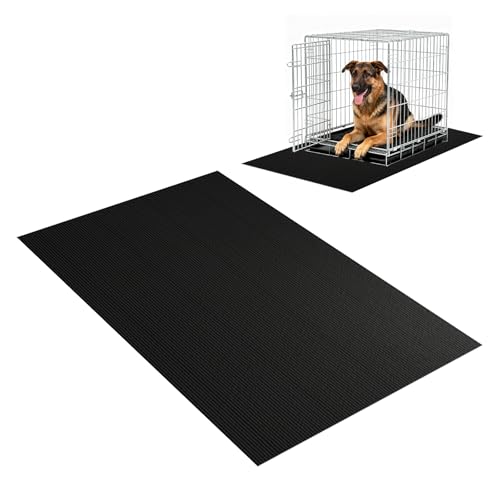 Pet Crate Floor Protection Mat, Mat for Under Dog Crate, 31.5" x 43.3" XXL Cut to Fit Design Washable Floor Covering Reusable Waterproof Non Slip Rug Whelping Pad for Pet (XX-Large) - size: XX-Large