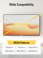 Mounting Dream Fixed TV Wall Mount Bracket for Most 17-42'' Flat Screen TV - size: Fixed for 17"-42" TV & 8" Studs