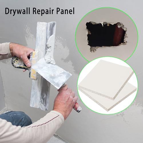 1 Pack Drywall Repair Panel, Drywall Patch Kit Large Hole, Wall Repair Patch Panel for Drywall,Wall Surface Large Hole Fill Quick and Easy Solution.12'' x 12” x 1/2 ”