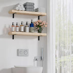 4Pack 5inch Shelf Brackets, Black Floating Shelf Bracket - size: 5inch, style: 4PCS