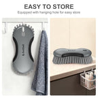 SetSail Multi-Purpose Scrub Brush of 2 Pack, Black Grey - color: Black Grey