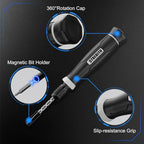 STREBITO 153 in 1 Small Magnetic Screwdriver Set, Precision Screwdriver set - color: Grey