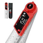 S&F STEAD & FAST Digital Angle Finder with Case & Lock, 7 Inch / 200 mm - color: Black