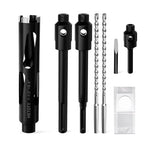 Diamond Core Drill Bit 1-1/2"(38mm) with Pilot Bit & Adapters (SDS Plus & Hex) – Upgraded Welded Segments, 8.6" Depth – for Concrete, Solid Brick, Hollow Brick, Masonry & More - size: (1-1/2"/38mm)