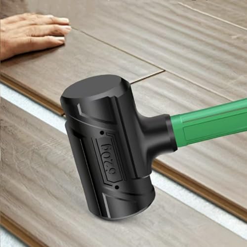 Dead Blow Hammer, Rubber Mallet with Non-Slip Grip, Marring Resistant (3LB) - size: 3LB