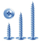 Wensilon（400 pcs）#4×1" Phillips Truss Head Wood Screws Galvanizing Quick Metal Self Tapping. - color: Silver, size: #4×1"