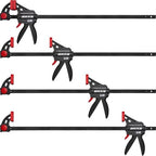 4-Pack 24" Bar Clamps for Woodworking Set with GS Certificate - size: 24''